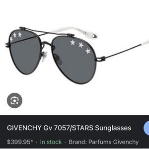 Givenchy Black and White Sunglasses